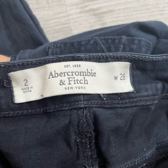Abercrombie & Fitch navy blue skinny pants size 2 - Picture 8 of 9